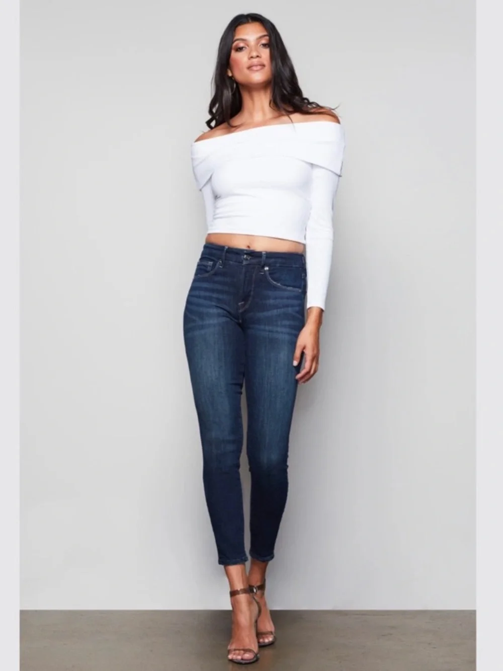 Good American Good Legs Crop Jeans